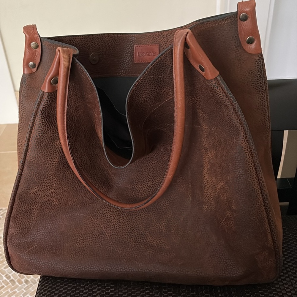 🔥HP🔥VTG Basare Large Brown Shoulder Bag, unisex